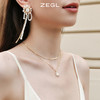ZEGL设计师幻野系列双层叠戴星星项链女高级设计感小众夏季锁骨链 商品缩略图5