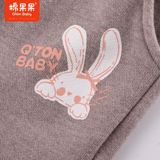 商场同款棉果果秋季新款女童小花边甜美休闲针织长裤百搭M322200422475 商品图3