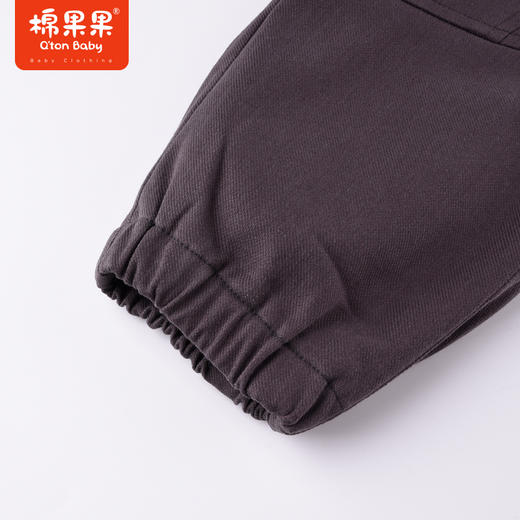 商场同款棉果果秋季新款纯棉男童帅气酷潮弹力水洗棉工装裤好穿M312200422505 商品图1