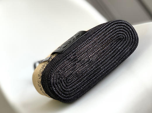 𝑳𝒐𝒆𝒘𝒆🔥渐变酒椰纤维和牛皮革方形Basket手袋🧺 商品图4