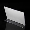 A5强磁台签桌面展示牌横版L型亚克力高透明桌牌台牌台卡14.8*21价目牌席卡广告牌1个 商品缩略图2