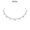 ZEGL设计师浮生若梦系列月光石项链女夏高级设计感小众花朵锁骨链 商品缩略图0