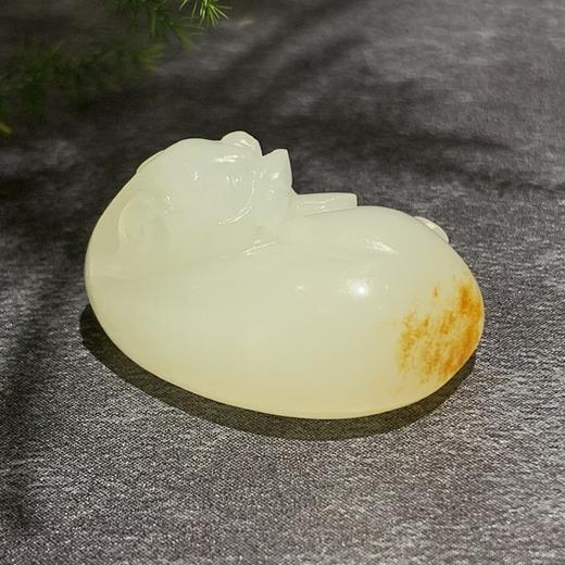 【御珠宫坊】羊脂白玉子料貔貅 商品图5