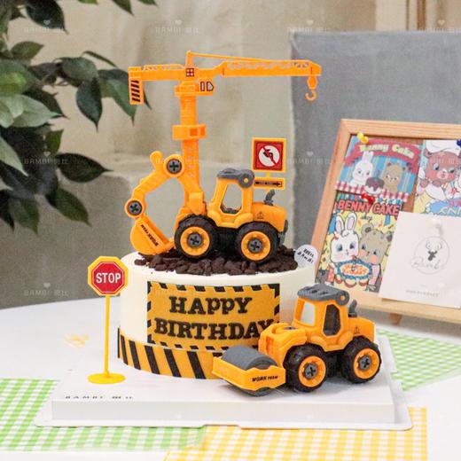 工程车 翻糖奶油款 商品图0