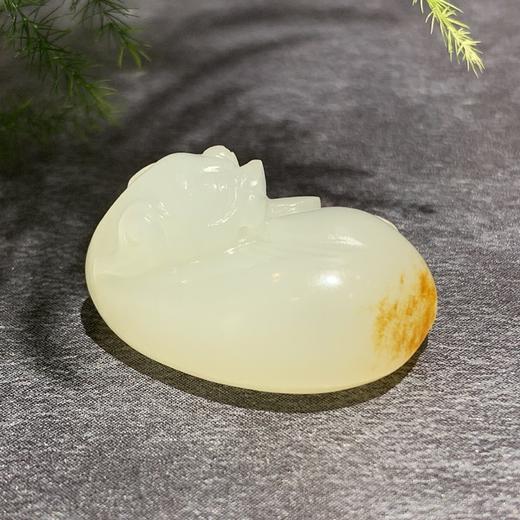 【御珠宫坊】羊脂白玉子料貔貅 商品图2