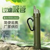 便携式户外净水过滤管 野外生存过滤吸管户外应急直饮净水工具 商品缩略图0