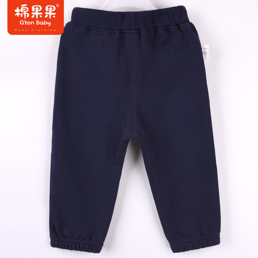 商场同款棉果果秋季新款男童撞色全棉时尚休闲针织长裤M312200222506 商品图4