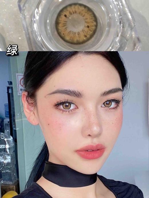 年抛 Recolook 黑斑虹膜系列 中直径14.2 着色13.3  混血美瞳 商品图5