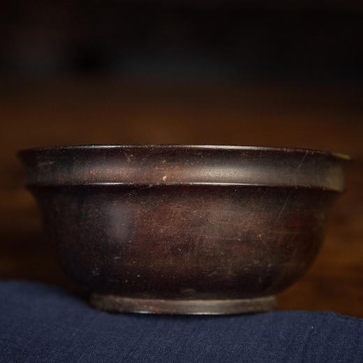 清 黄花梨一木整挖碗 商品图4