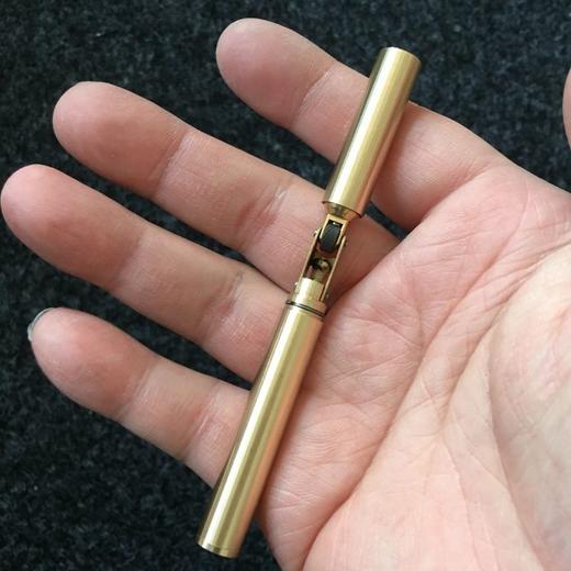 全铜可放进烟盒里的打火机 煤油打火机 送火石棉线 商品图5