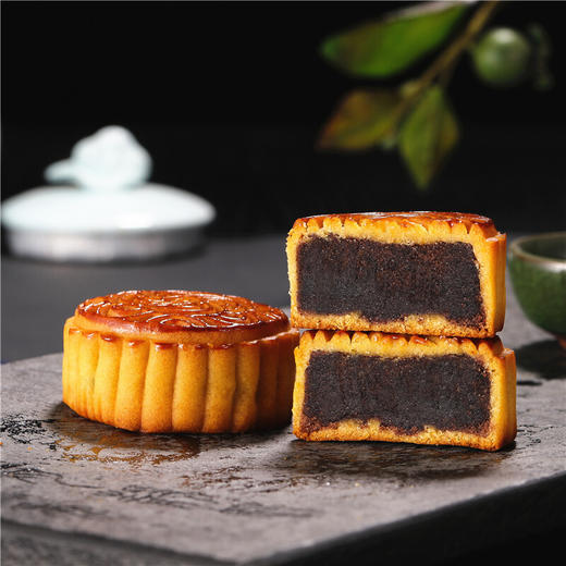 香港进口美心月饼 九星迎月月饼礼盒630g礼盒装 蛋黄莲蓉五仁豆沙 商品图3