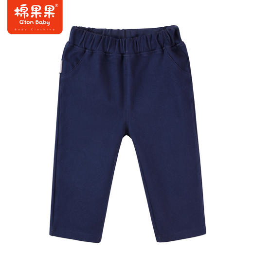 商场同款棉果果秋季新款休闲百搭女童好穿针织长裤柔软亲肤M322200222450 商品图0