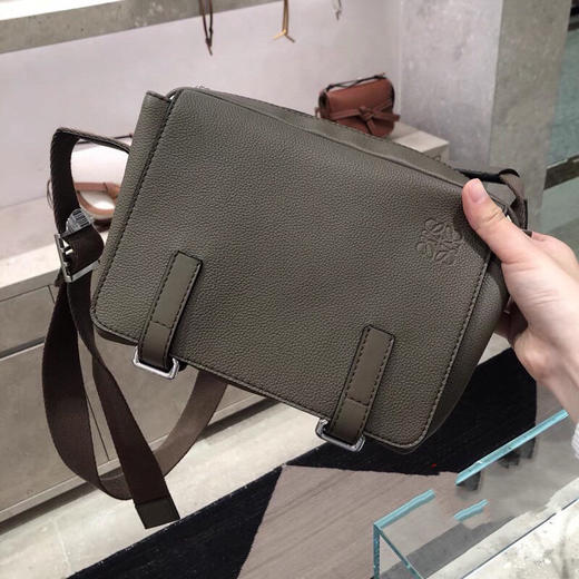 🎩military messenger军事邮差包-灰色 商品图3