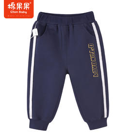 商场同款棉果果秋季新款男童运动时尚百搭针织长裤纯棉好穿M312200222528