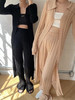 Viktoria Chan | SS22021 Giselle long cardigan [天丝长款开衫外套 黑 / 粉 ] 商品缩略图0