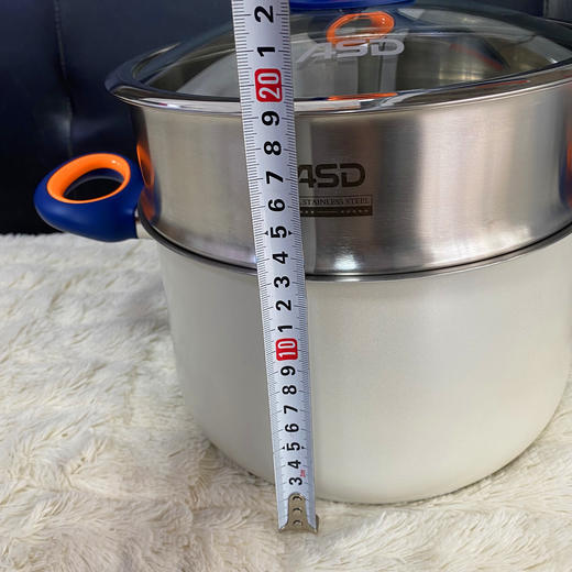 ASD/爱仕达哈克斯316不锈钢汤蒸锅5L容量TS22H1Q磁通不挑灶具 商品图4