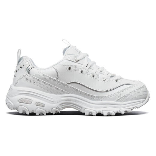 斯凯奇Skechers厚底松糕老爹鞋女士天使鞋小白鞋休闲运动鞋 11979-WSL 商品图5