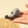创意铸铁河豚文镇金属学生小摆件笔搁笔置镇纸镇尺文房四宝 商品缩略图3