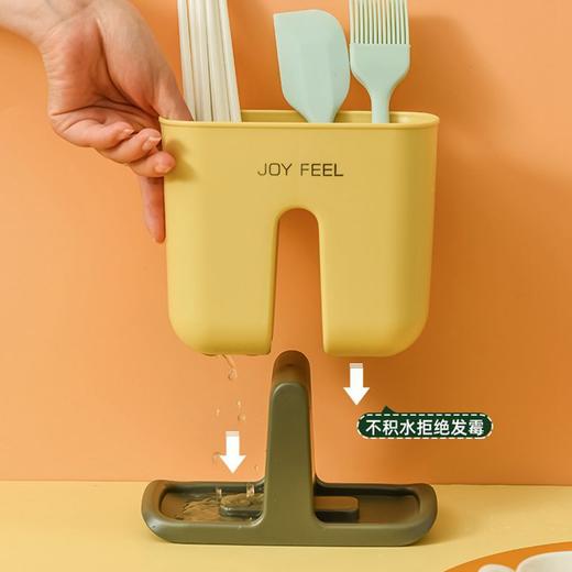【筷子筒置物架】厨房用品餐具收纳架沥水篓 家用多功能筷子勺子刀叉笼 商品图2