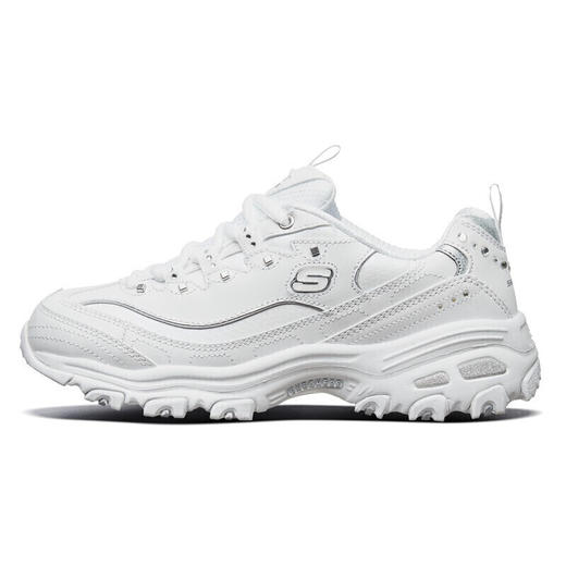 斯凯奇Skechers厚底松糕老爹鞋女士天使鞋小白鞋休闲运动鞋 11979-WSL 商品图6