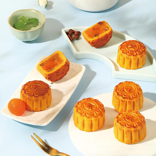 【良品铺子月饼礼盒】坚果流心月400g 商品图3