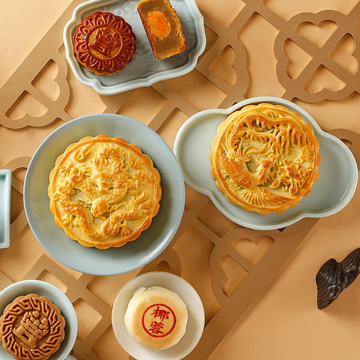 御茶膳房龙镇九州（从）月饼礼盒 1.28kg 商品图3