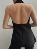 Viktoria Chan | SS22067 Chase halterneck stiff top [挂脖无袖上衣 黑 ] 商品缩略图1