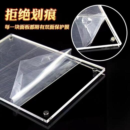 L型150×100mm横版强磁台签桌面展示牌亚克力高清桌牌台牌台卡价目牌席卡斜面广告牌立牌 商品图4