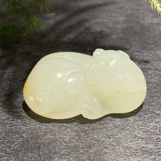 【御珠宫坊】羊脂白玉子料貔貅 商品图1