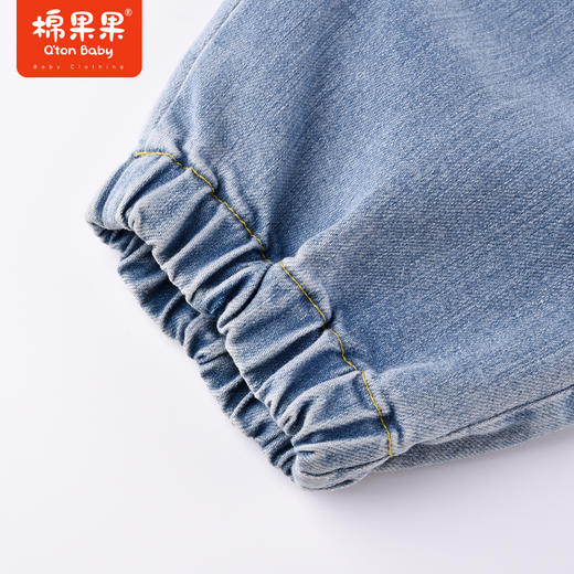 商场同款棉果果秋季新款男童百搭时尚经典水洗弹力牛仔长裤M312200422502 商品图3