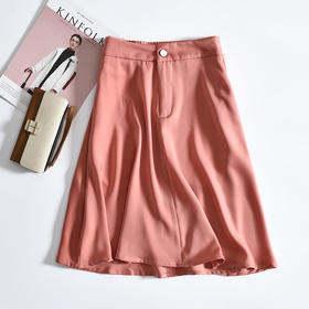 ZSQF8811新款潮流时尚气质高腰垂坠丝滑半身裙