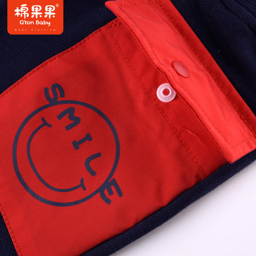 商场同款棉果果秋季新款男童撞色全棉时尚休闲针织长裤M312200222506 商品图3