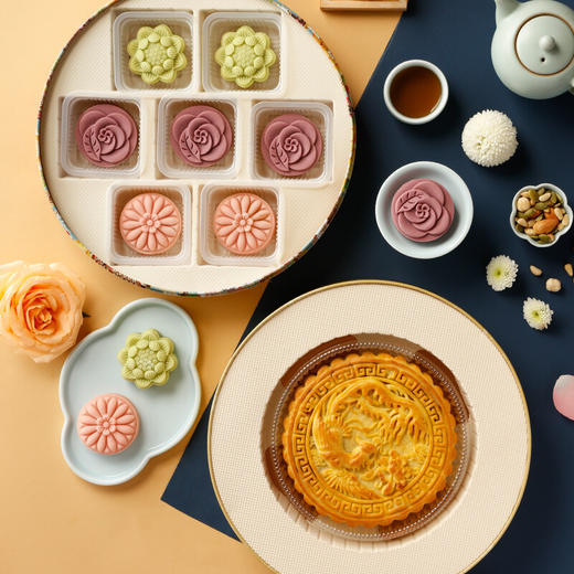 御茶膳房花团锦簇正月饼礼盒 950g 商品图1