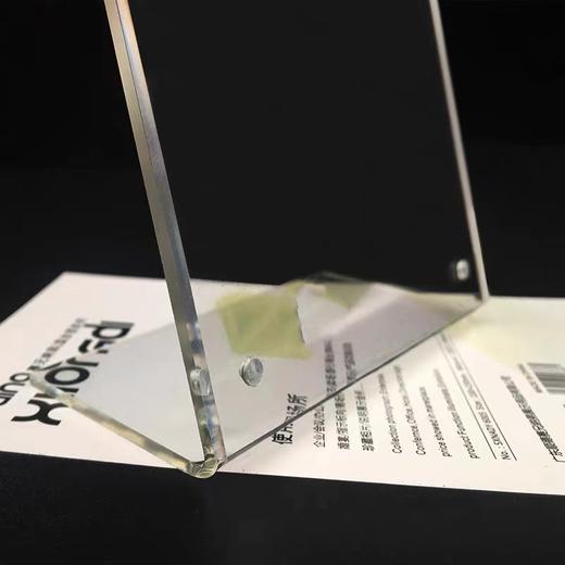 A5强磁台签桌面展示牌横版L型亚克力高透明桌牌台牌台卡14.8*21价目牌席卡广告牌1个 商品图3