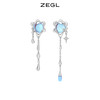 ZEGL设计师浮生若梦系列星星月光石流苏耳环女夏耳钉925银针耳饰 商品缩略图0