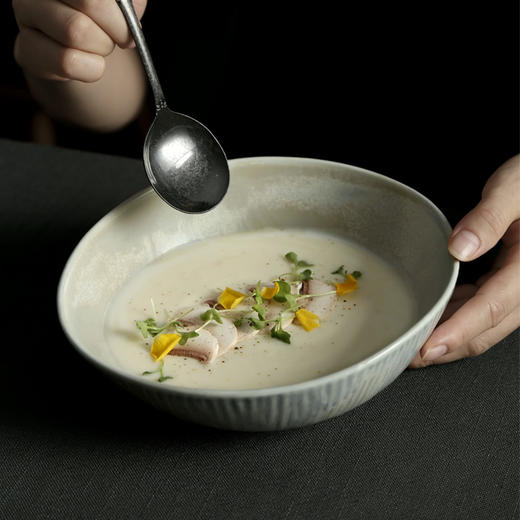 DXC北欧ins风创意燕麦奇怪的汤碗家用2022新款大号沙拉甜品浅菜碗 商品图4