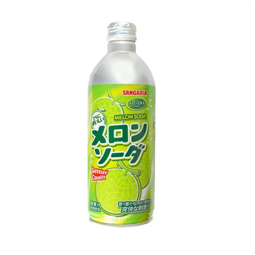 日本进口sangaria 三佳利哈密瓜味碳酸饮料  500g（008824） 商品图0