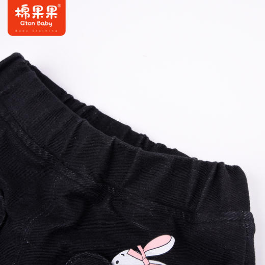 商场同款棉果果秋季新款女童全棉里子百搭弹力棉长裤M322200422477 商品图3