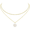 ZEGL设计师幻野系列双层叠戴星星项链女高级设计感小众夏季锁骨链 商品缩略图3