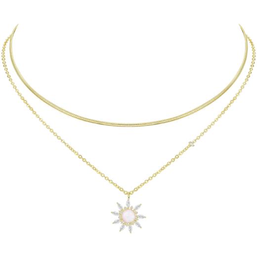 ZEGL设计师幻野系列双层叠戴星星项链女高级设计感小众夏季锁骨链 商品图3