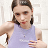 ZEGL设计师幻梦小熊系列紫水晶爱心项链女夏轻奢小众高级感锁骨链 商品缩略图6