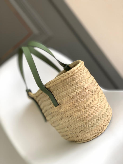 Loe*we🔥草编菜篮子中号-绿色 商品图1