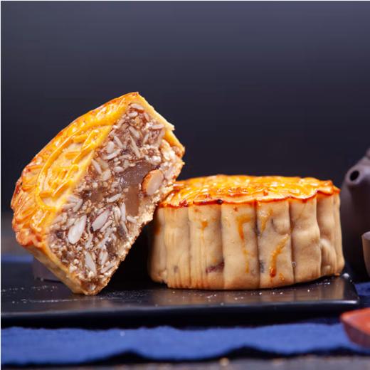 莲香楼经典款 | 五仁咸肉月饼 187.5*4粒铁盒装 商品图2