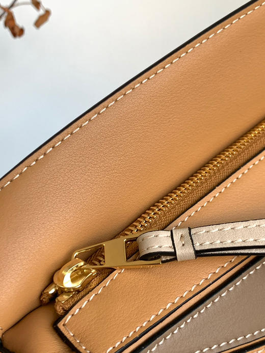 Puzzle small（小号24cm）-棕黄拼褐色米白 商品图7