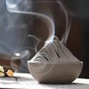 丘陵峦山陶瓷香炉创意禅意香薰炉家用室内净化空气仿古檀香盘香炉 商品缩略图3
