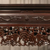 清代 红木透雕灵芝纹牙板大画桌 商品缩略图3