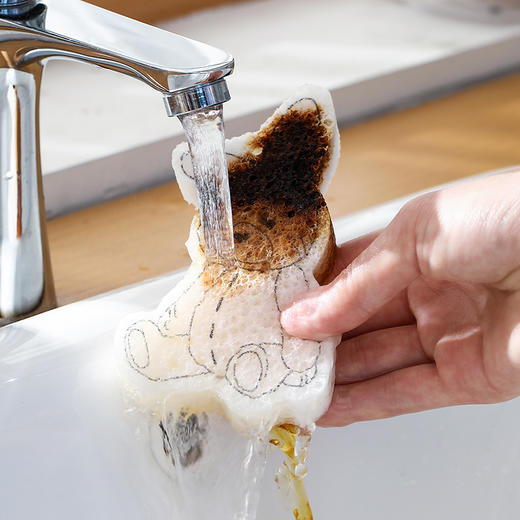 FaSoLa压缩洗碗木浆棉厨房吸水魔力擦百洁布 商品图6