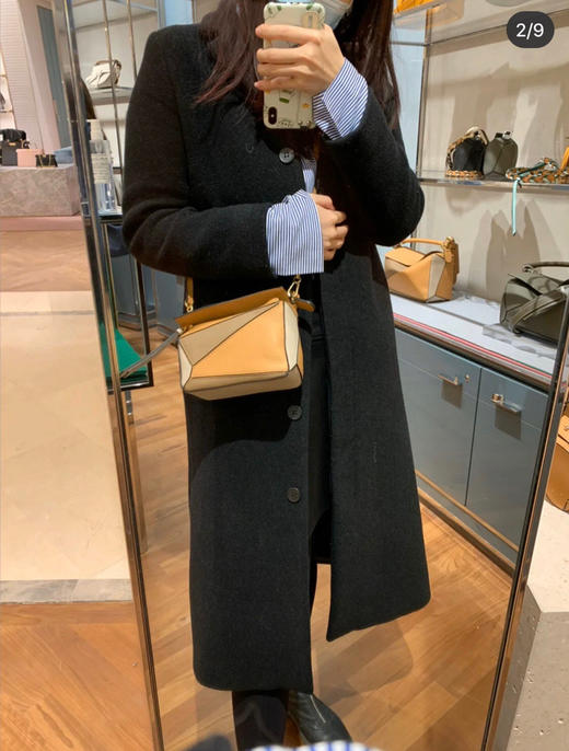 Loe*we Puzzle mini-棕黄拼褐色米白 商品图10