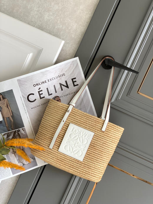 Lo*we🔥一个传统的方型草编菜篮子🧺 商品图0