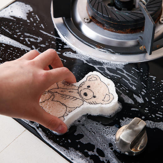 FaSoLa压缩洗碗木浆棉厨房吸水魔力擦百洁布 商品图10